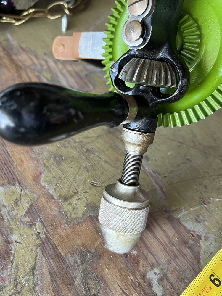 Vintage Cast Iron Hand Drill / Breast Drill