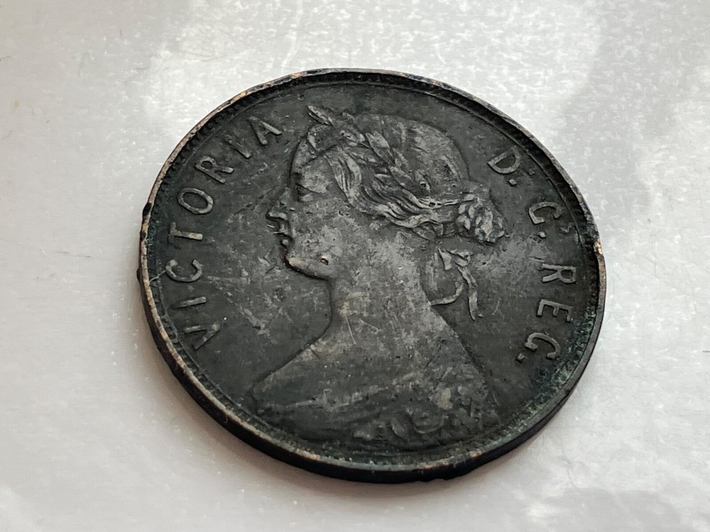 1880 Newfoundland One Cent Coin