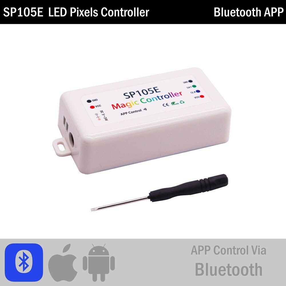 WS2812B Led Pixels Strip Bluetooth/WIFI/Music Smart Led Light Controller DC5-24V
