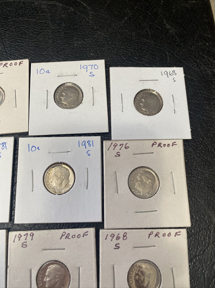 26 Copper Nickel Proof Roosevelt Dimes