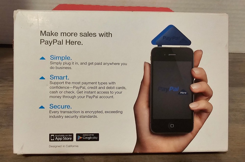 PayPal Here Triangular AUX Port/Headphone Jack Credit Card Reader