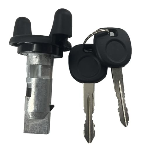 DEVMO Ignition Switch Lock Cylinder and Door Lock Cylinders Key Kit Compatible