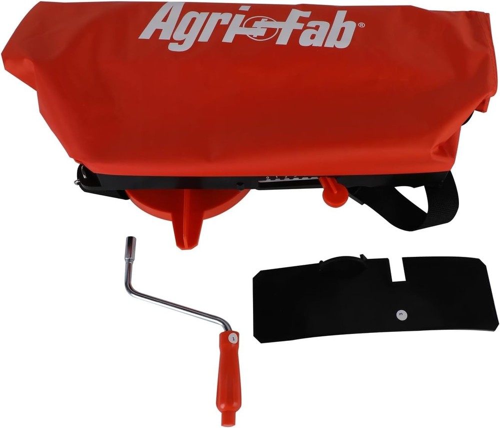 Efficient Handheld Bag Seeder Spreader with Rear Baffle for Easy Element Control