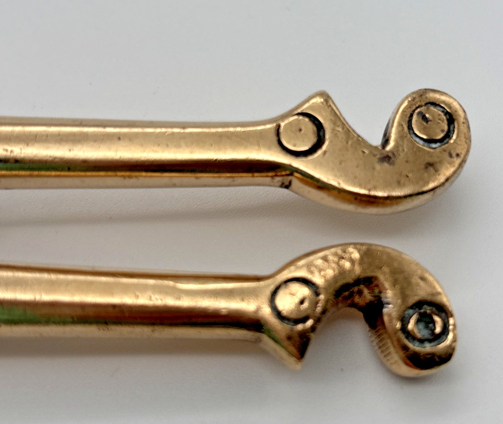 Vintage Solid Brass Rooster Bird Nutcracker Antique Unique Funny Statement Piece