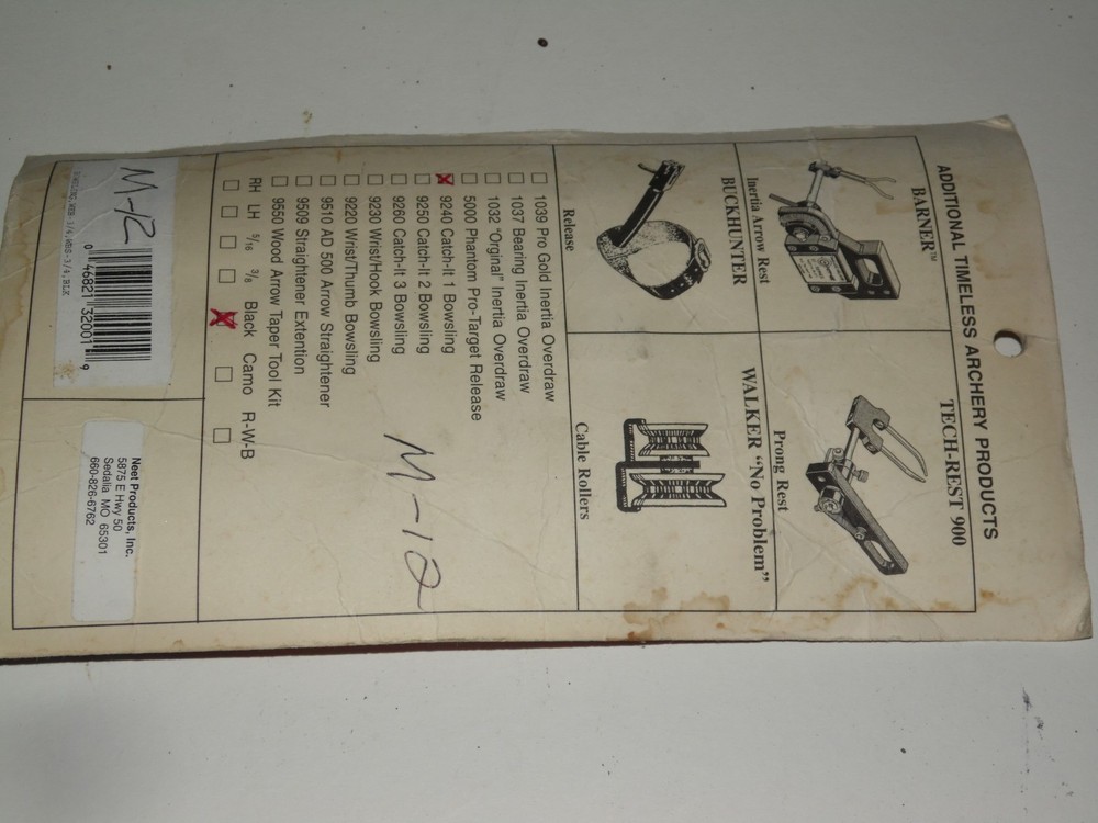 Timeless Archery Catch It 1 Bow Sling NOS