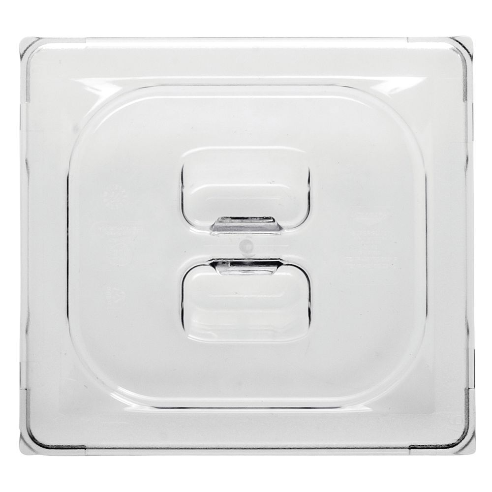 Super Pan 3 1/6 Size Low Temp Solid Plastic Pan Cover, Clear