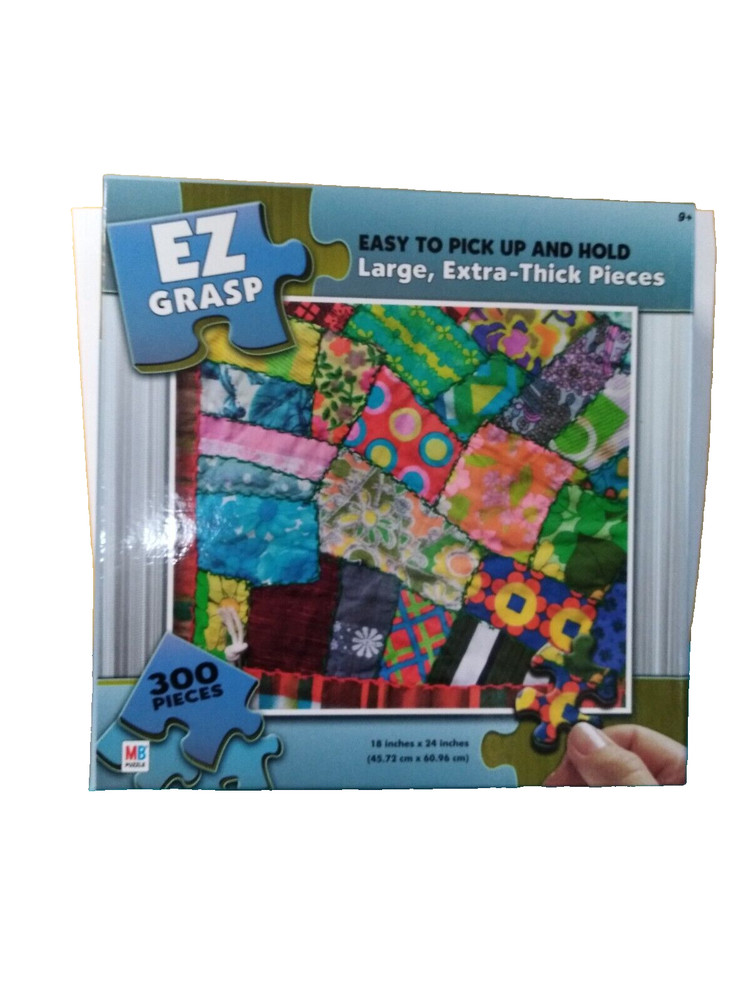 EZ Grasp   300 Large Piece Crazy Quilt Puzzle