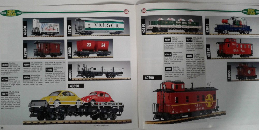 LGB NEW ITEMS 1999 CATALOG