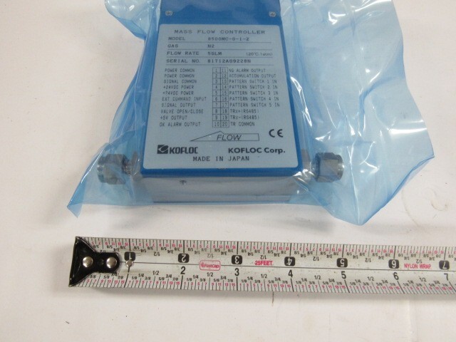 KOFLOC 8500MC-0-1-2 MASS FLOW CONTROLLER ***NEW***