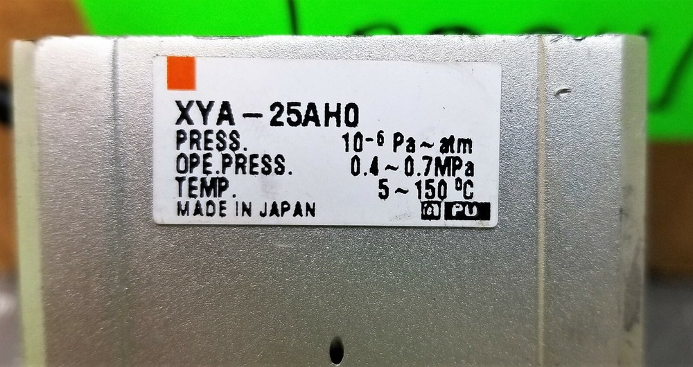 SMC XYA-25AH0 High Vacuum Valve NEW WORKING PULL [C1S4]