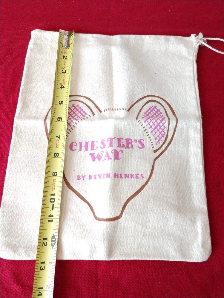 Chester's Way Drawstring Bag Advertising Kevin Henkes SMALL EMPTY