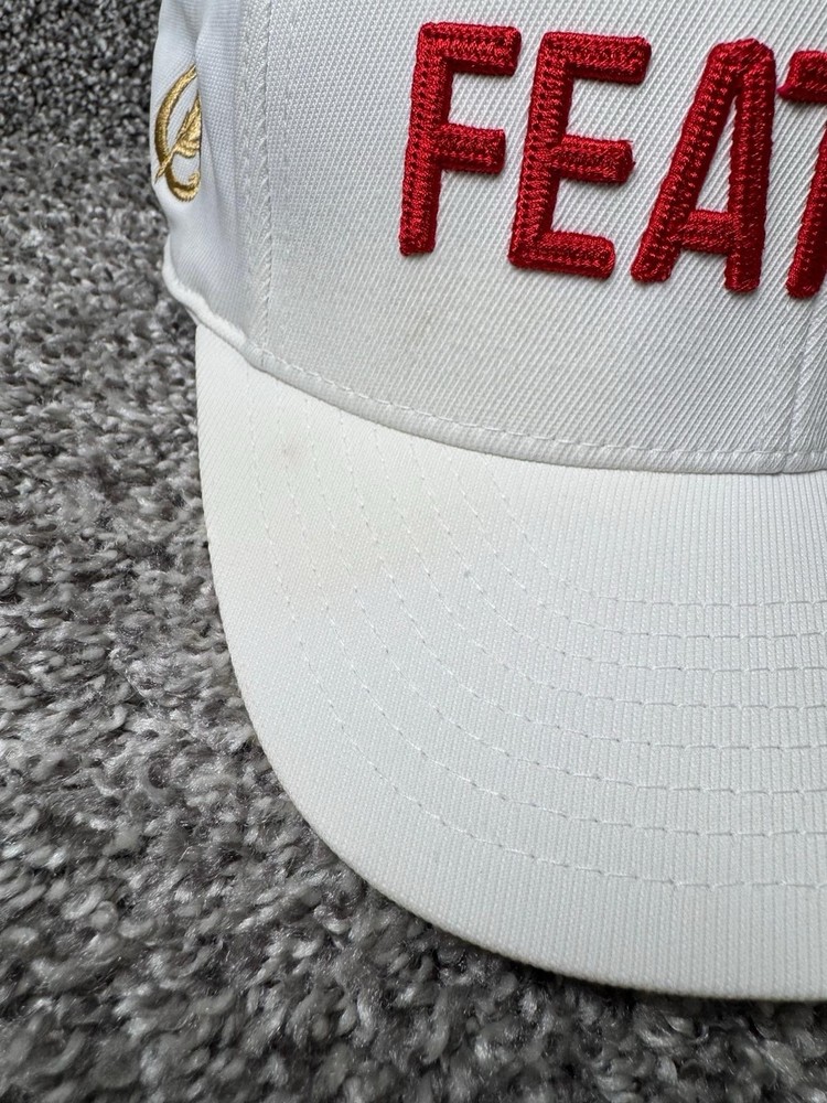 G/Fore Hat Cap Snapback One Size White Golf Hat Adjustable FEATHER