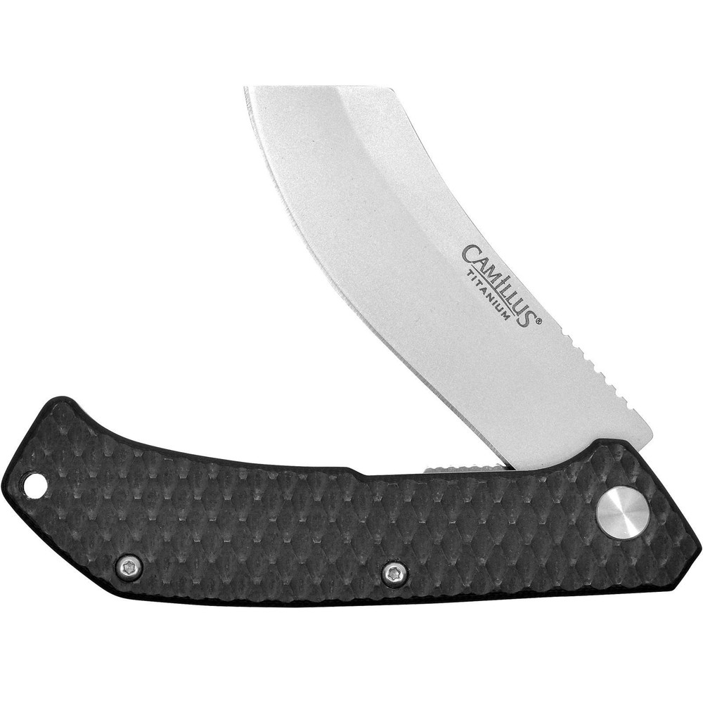 CAMILLUS Barber / 7" Overall / 2.75" Blade/Titanium Bonded / 440SS