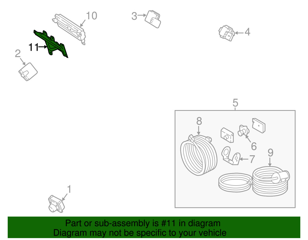 Genuine Ford Control Module Bracket HC3Z-19A435-A