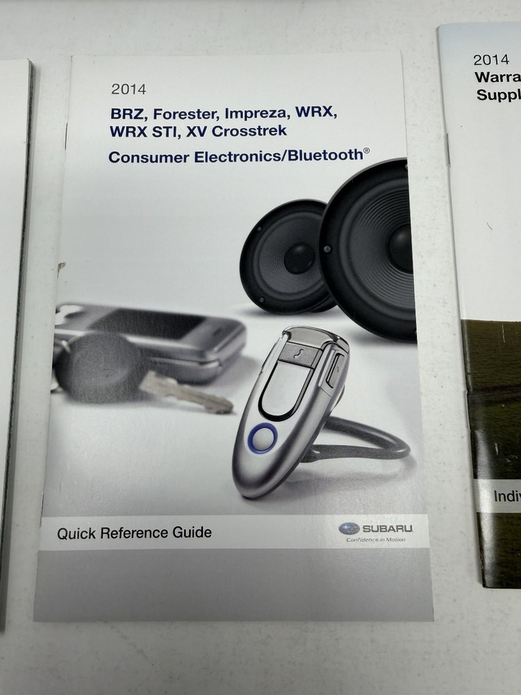 2014 Subaru Impreza Owners Manual OEM Set