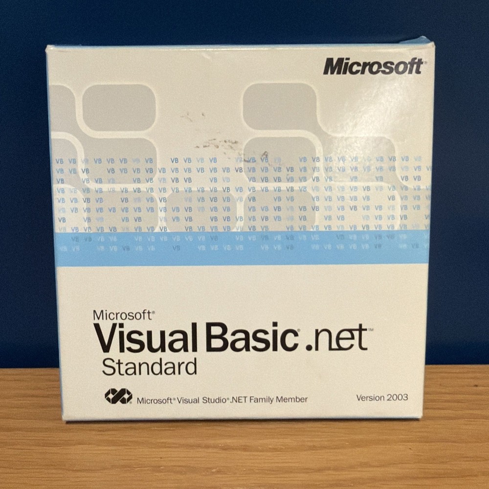 Microsoft Visual C# .NET Standard 2003 with Key + Basic.net with Product Key lot