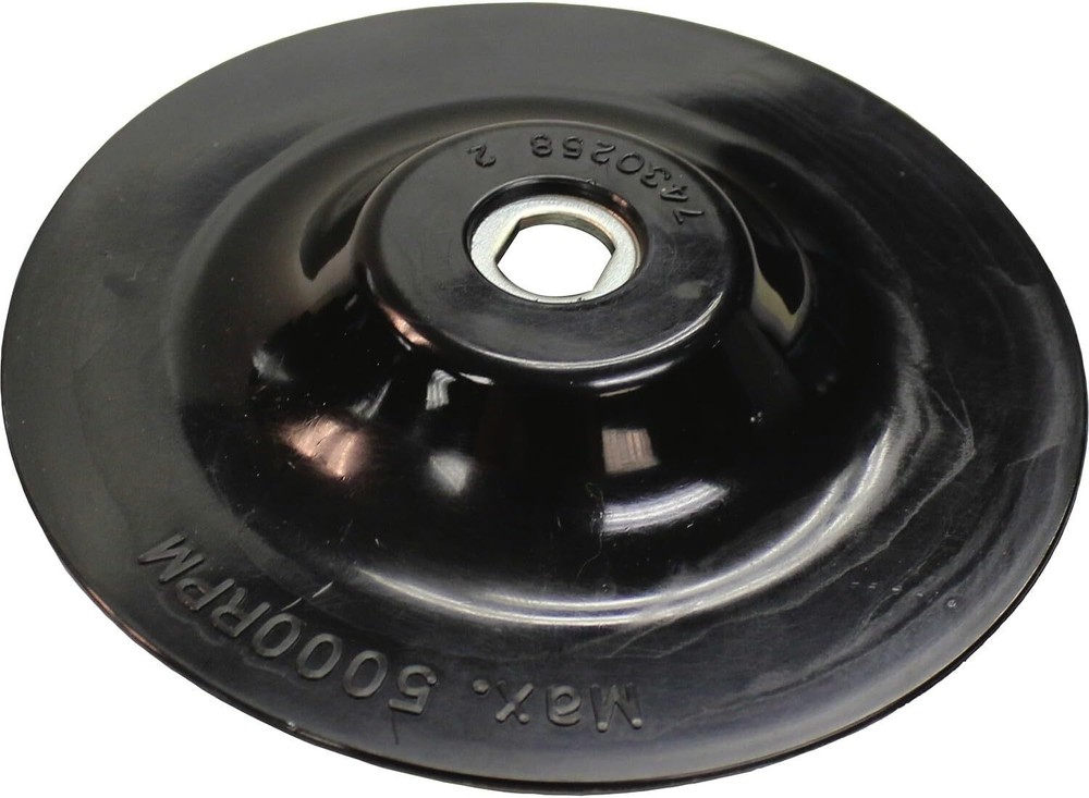 Makita 743025-8 5" Plastic Backing Pad, Black