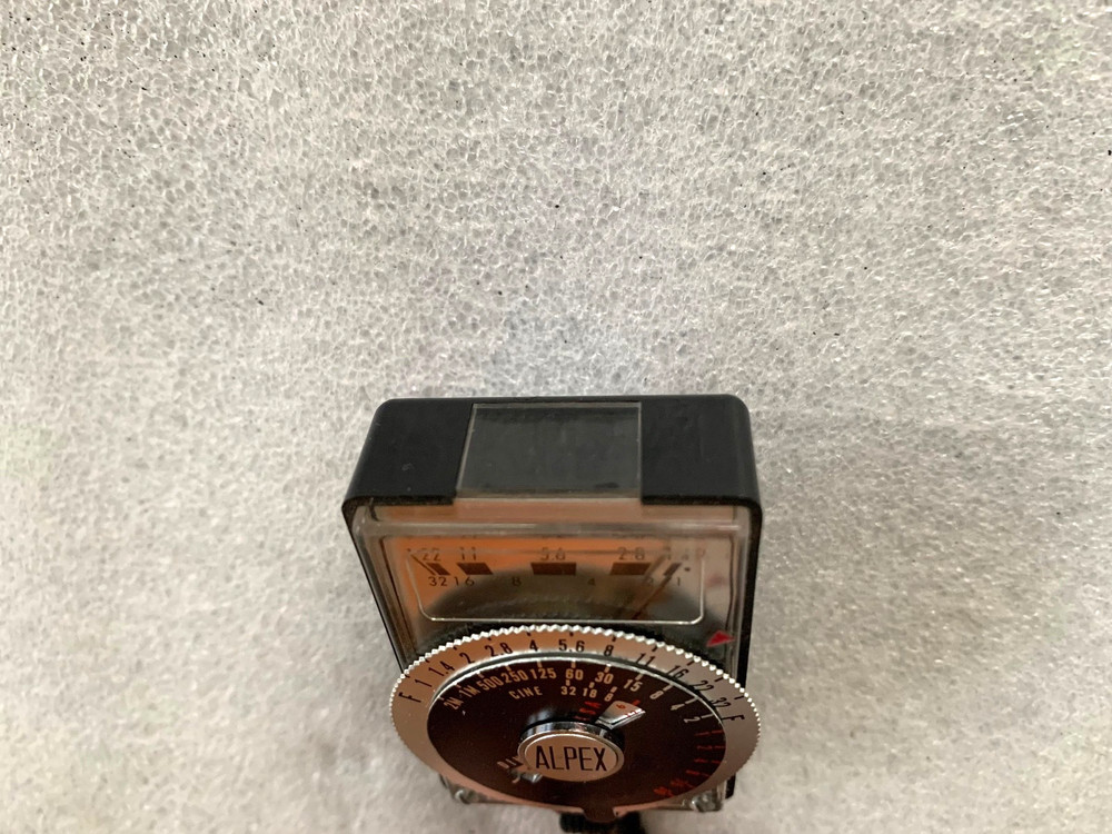 Vintage ALREX Camera Flash Light Exposure Meter-Tested