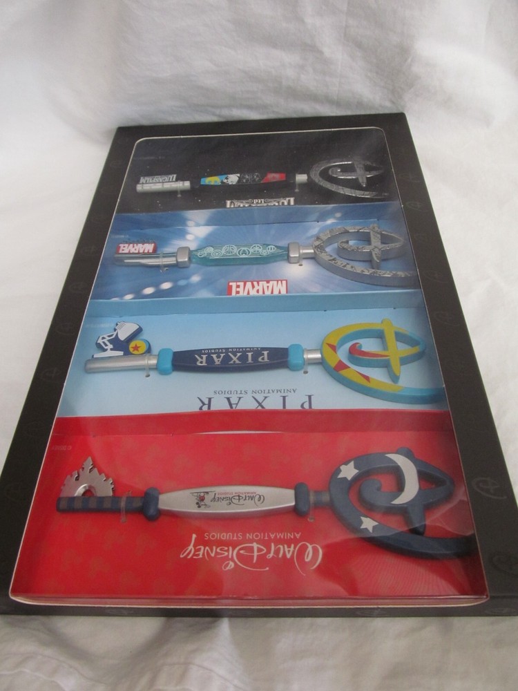 Genuine Disney Key Set Pixar Marvel Star Wars Studio Starter Collection Sealed
