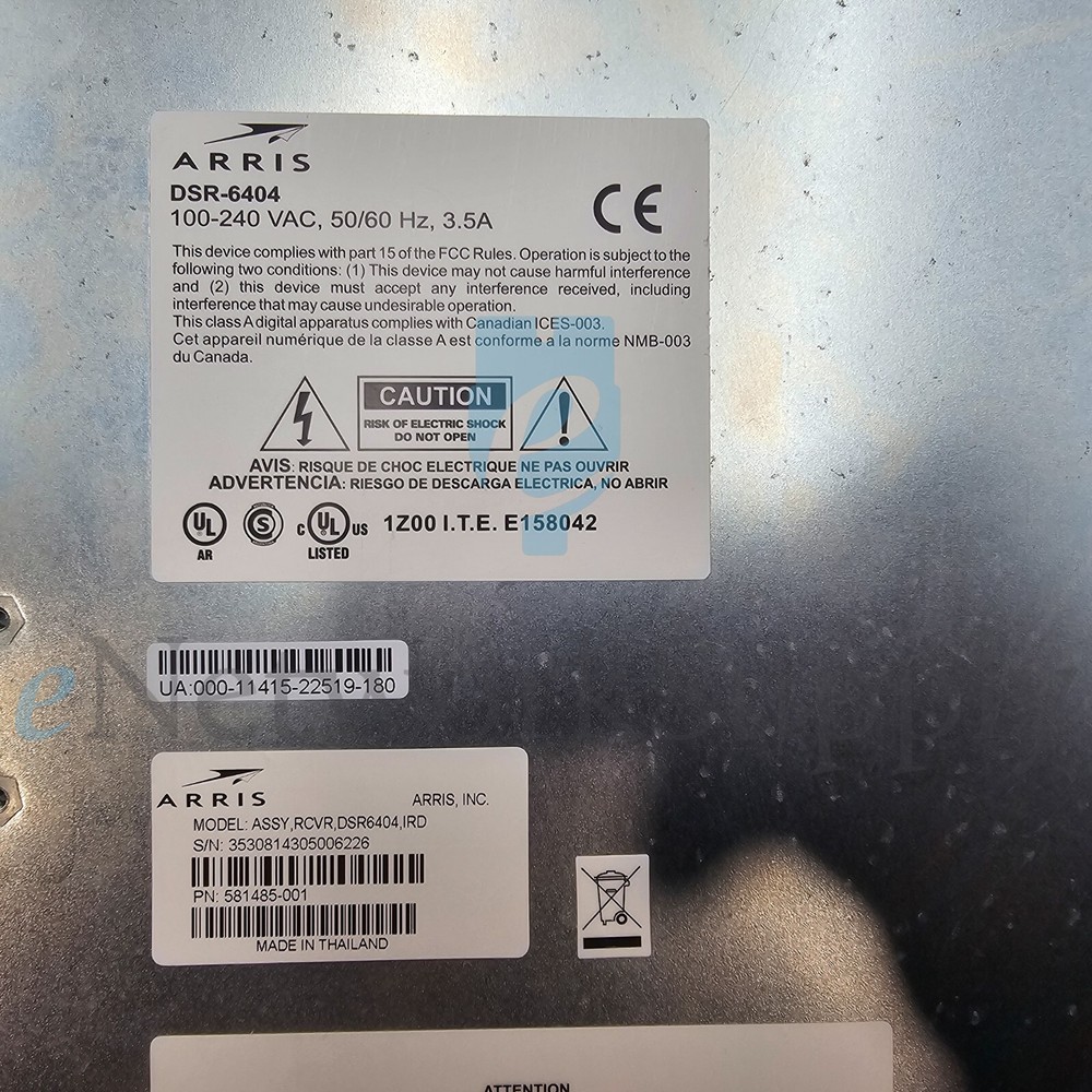 MOTOROLA DSR-6404 Multichannel Receiver