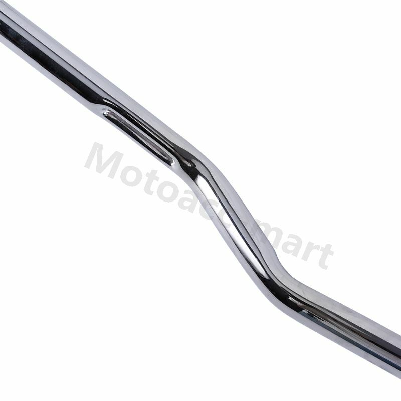 For Harley Motorcycle 1" Dimpled 3" Low Rise Tracker Drag Bars Handlebars Custom