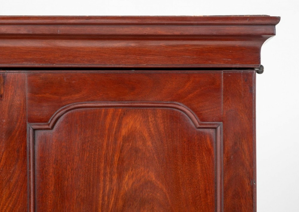 Georgian Bureau Bookcase Mahogany Antique