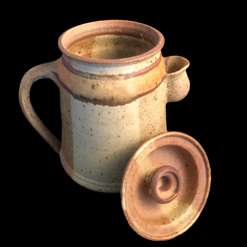 Studio Art Pottery Tea Pot, signed