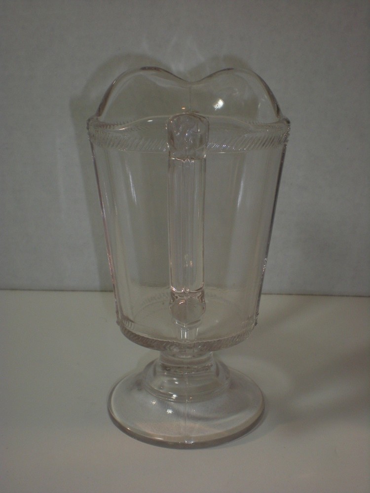 Antique Rope CREAMER Footed Glass