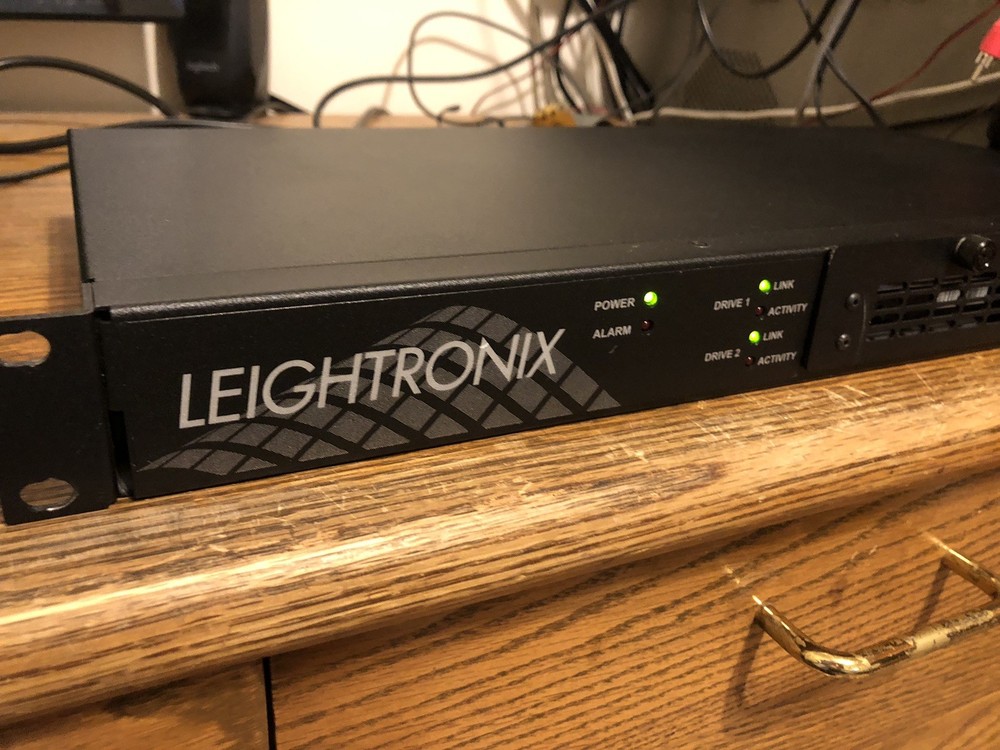 Working Leightronix LGX-1TBR-L USB RAID1 Rack Disk Array