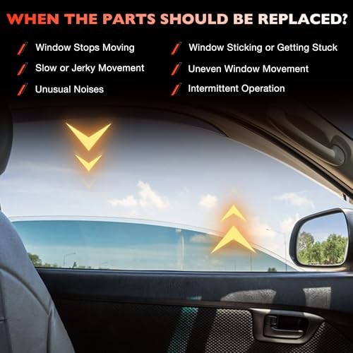 LR083211 Front Left Driver Side Power Window Regulator and Motor Assembly