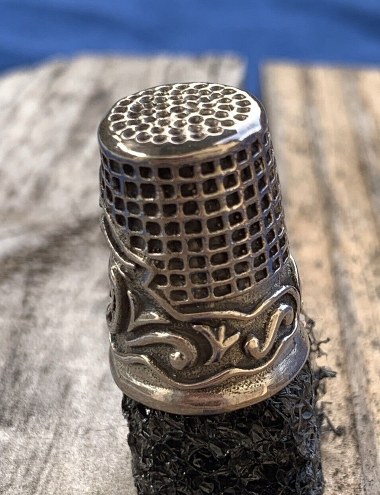 Vintage Sterling Silver Thimble