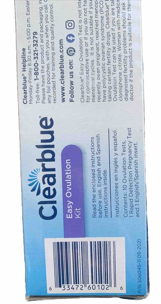 Clearblue Complete Starter Pregnancy Ovulation Kit - Blue - 10+1 Ct