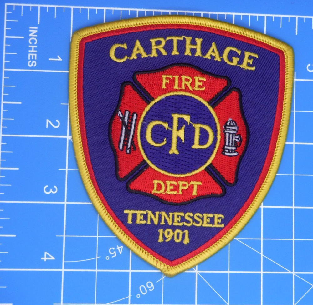 Carthage Tennessee  Fire Dept patch-bin A