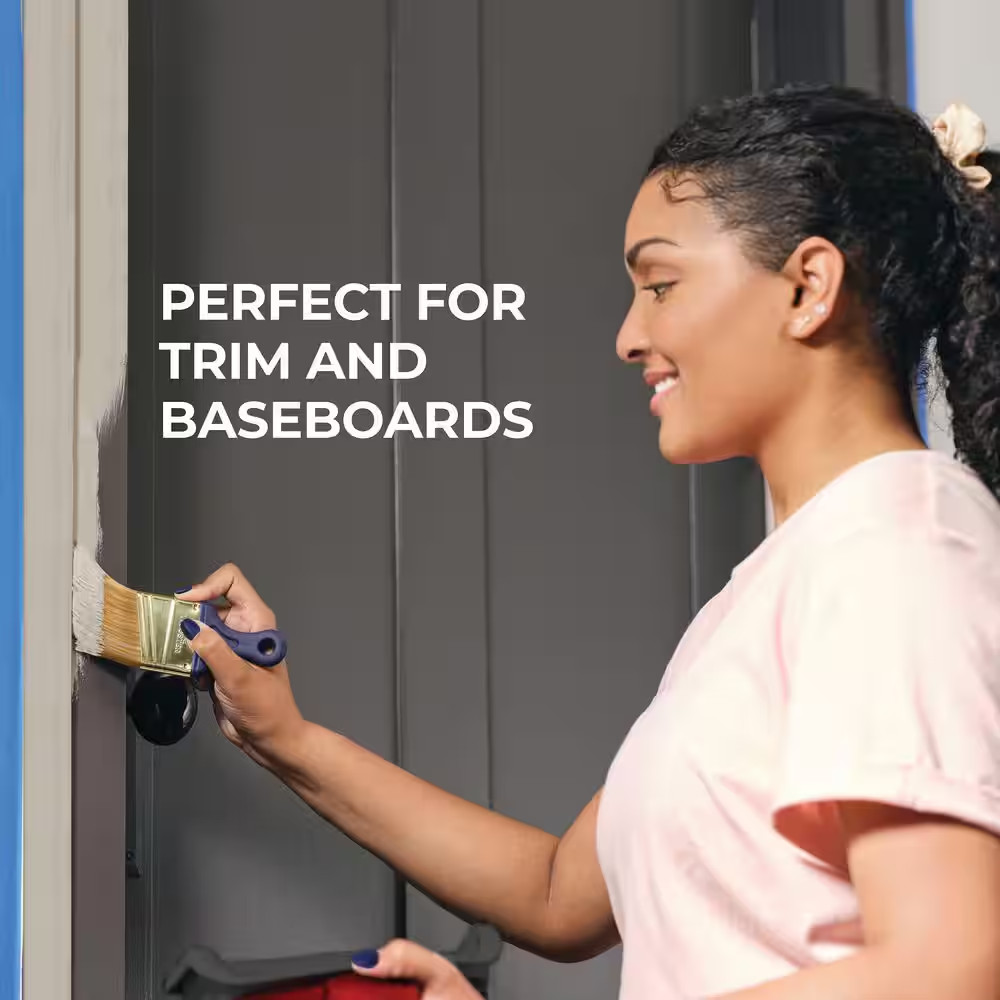 Wooster Paint Brush 2 In. Short Handle Angled Sash Soft Tips for All Paint Types