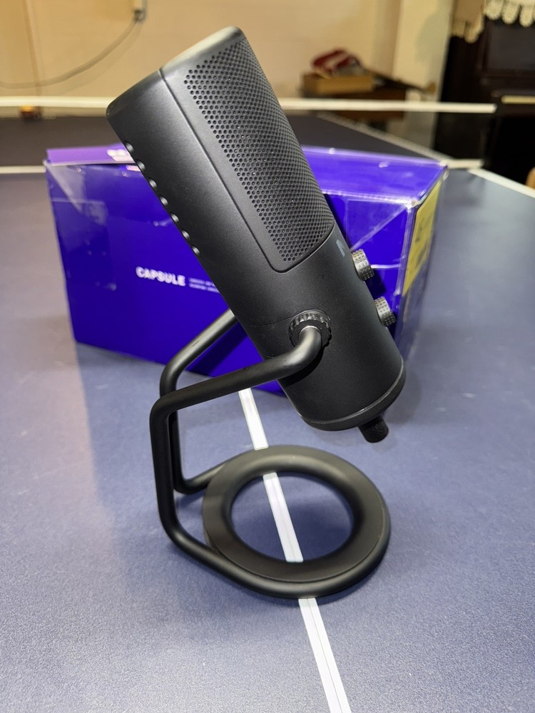 NZXT Capsule Cardioid USB Microphone, Black (READ DESCRIPTION)