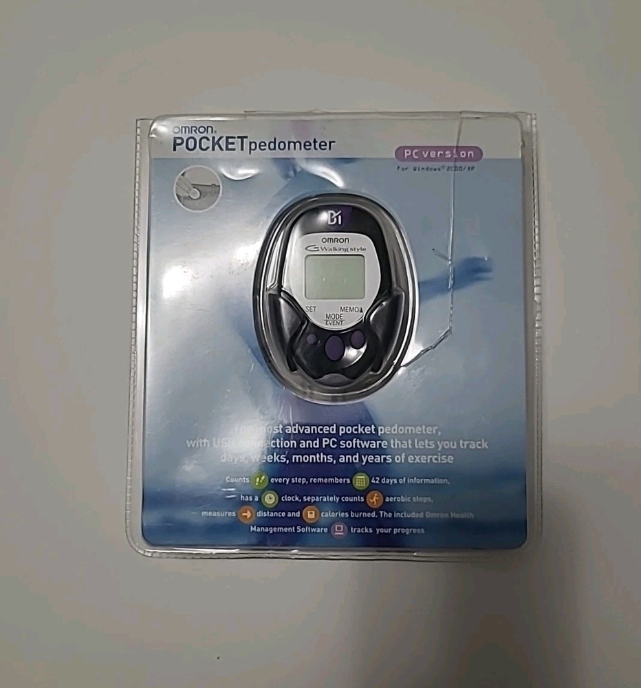 Omron Pocket Pedometer (HJ-720ITC) PC Version, NEW-Other