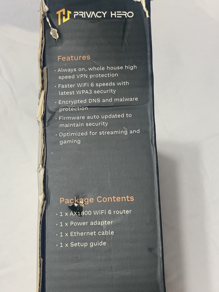 AX1800 WIFI 6 router