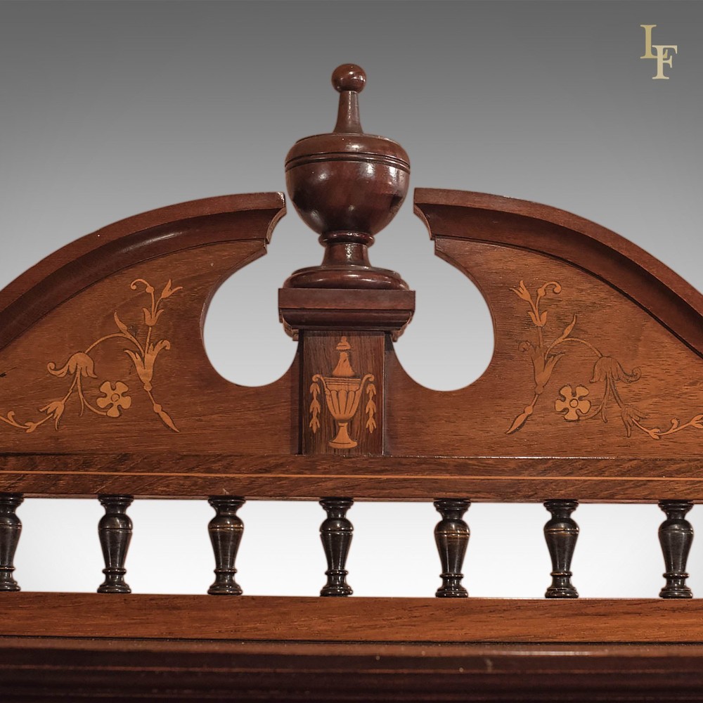 Antique Sideboard, Edwardian Mirror Back c1910