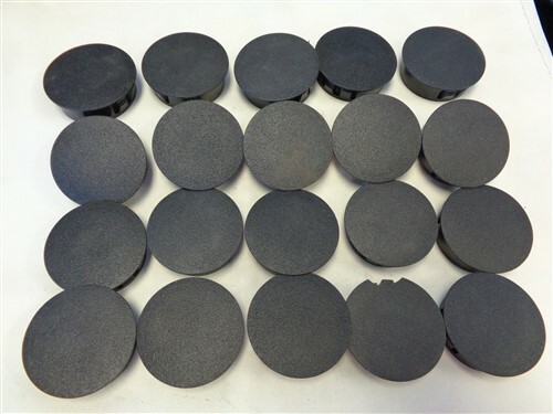 Black Plastic 2-Inch Marine Boat Panel Plug Set (20 Pieces)