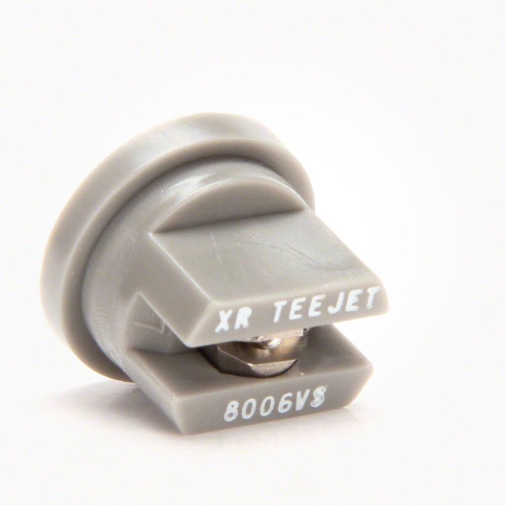 XR8006VS Teejet Nozzle, Extended Range Flat Spray Tip, Gray