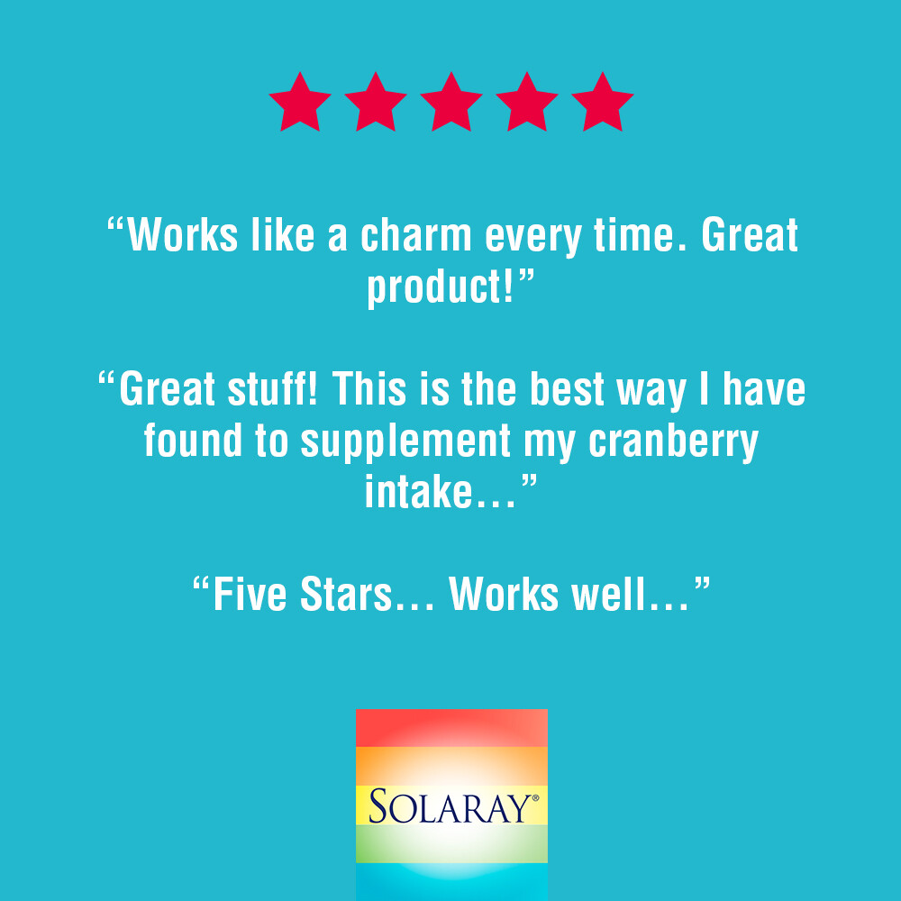 Solaray Liquid CranActin Cranberry Extract | 59 Servings | 2 oz