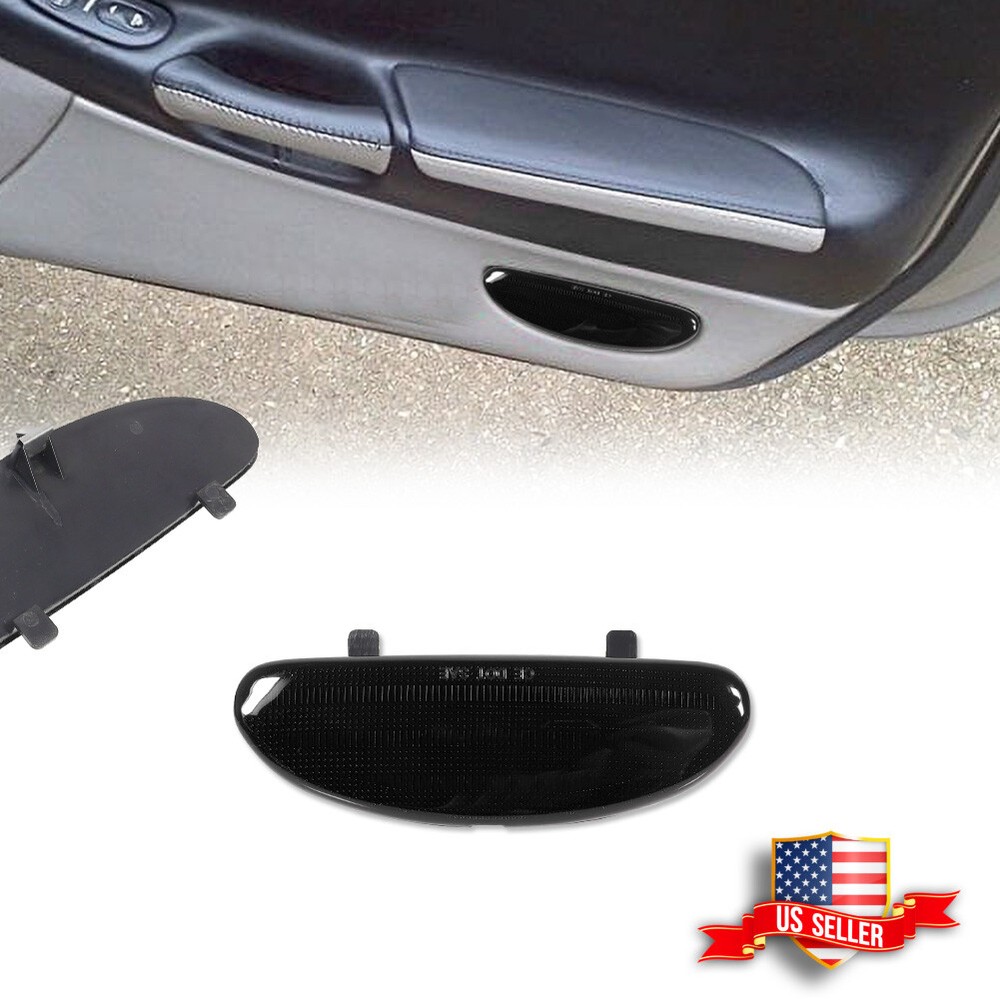 Inner Door Panel Reflector Plate Light Cap Smoke For Corvette 1997-2004 10295148