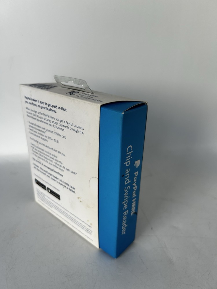 PayPal PCSUSDCRT Chip and Swipe Reader - Black Open Box #u