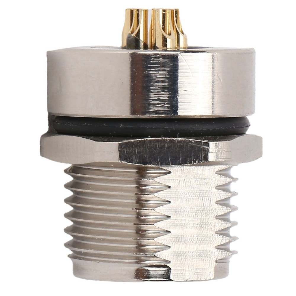 M8FS5 Panel Mounted Socket M8 IP67 Connector 5pin Plug Adapter Connector❀