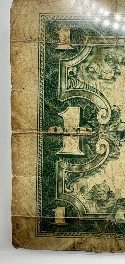 1923 $1 Silver Certificate Horseblanket Large Size Note