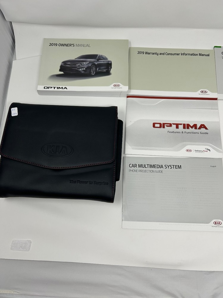 2019 KIA Optima Owner's Manual Set
