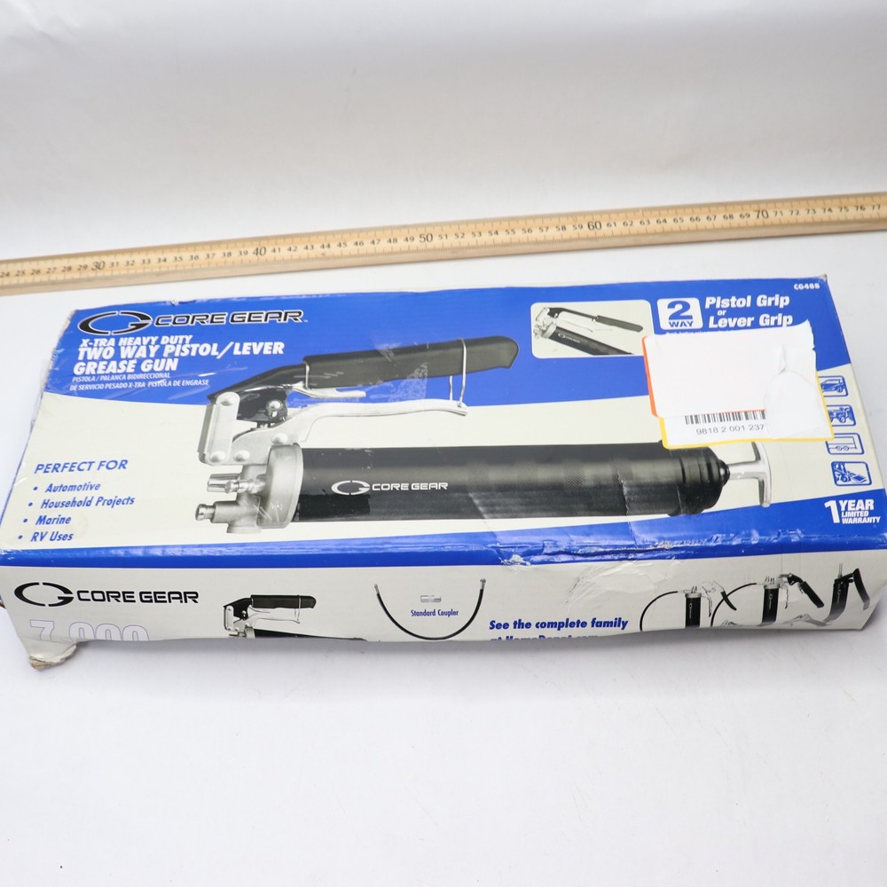 Core Gear Grease Gun Dual Handle Pistol plus Lever