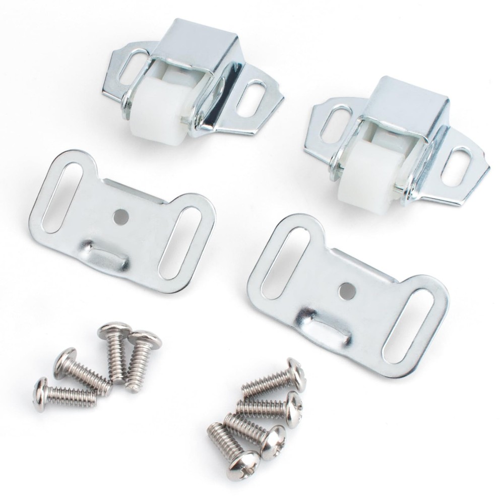 2 Pack Mailbox Replacement Roller Catch Assembly, Spring Latch, Imperial Doors