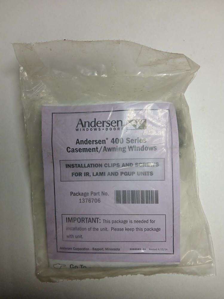 Anderson Window Hardware Pack