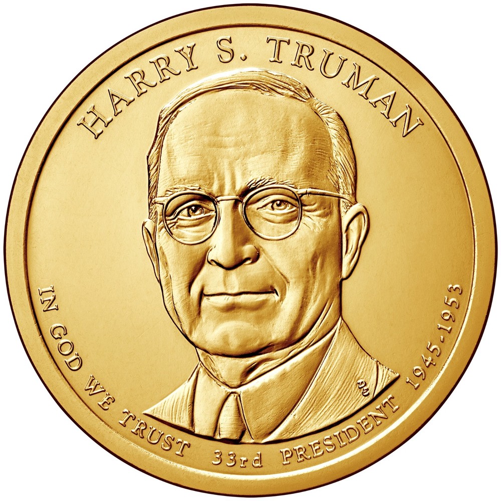 2015 P Harry Truman Presidential Dollar From Mint Roll